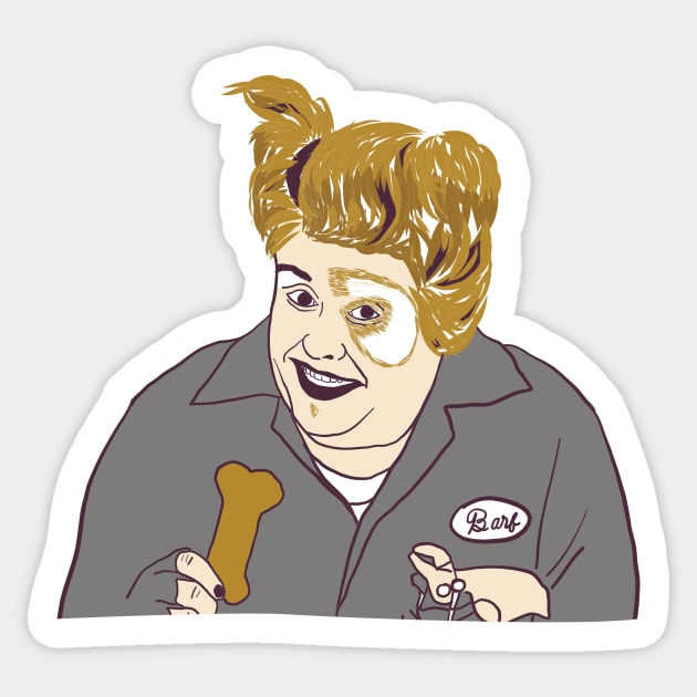 John Candy, Barf, Spaceballs Sticker by traceymixedbag